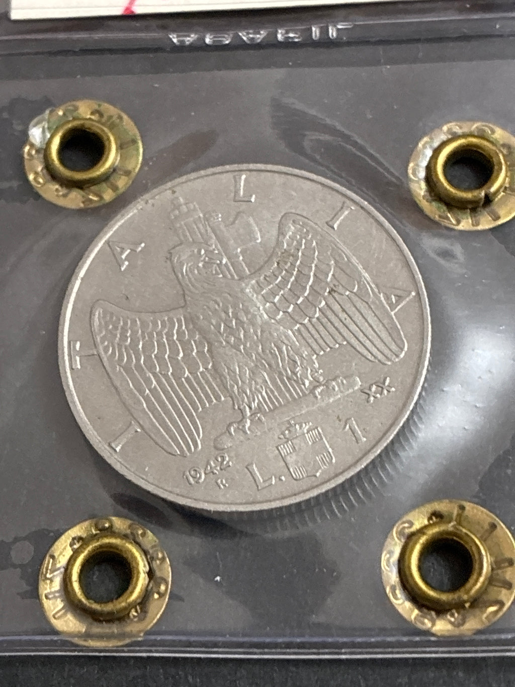 1 Lira 1942 XX "Impero" – Variante Asse Ruotato 50°, Rara, SPL