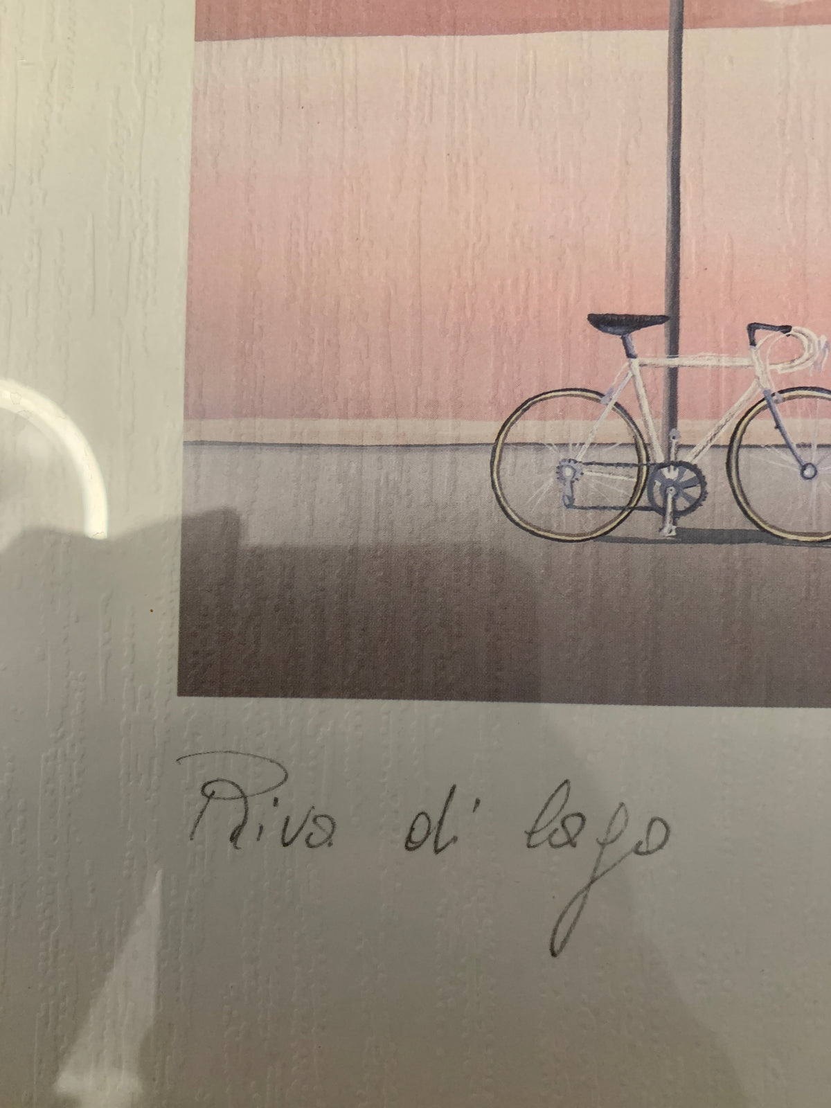 Riva di lago (opera di A. Redy)