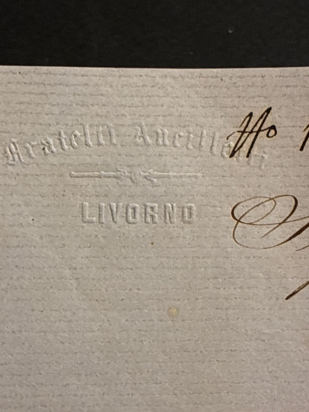 Lettera da Livorno a Massa Marittima (1863) con 15 centesimi Matraire Secondo Tipo della Collezione Curzio Batini