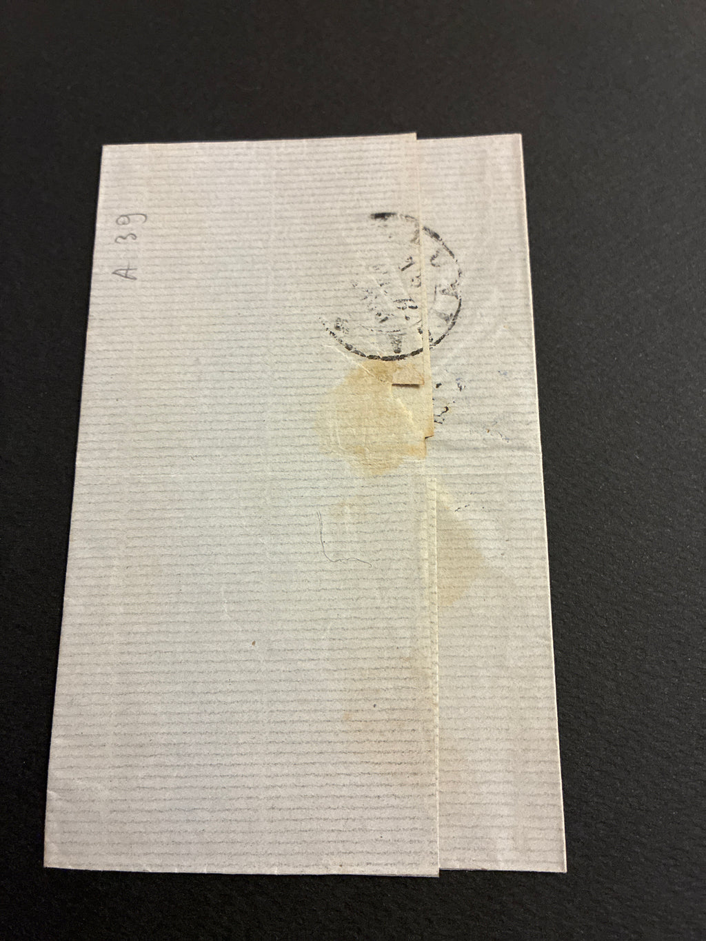 Rarissima. Lettera 1863 con 15 Centesimi Azzurro Primo Tipo "Matraire" in rarissimo uso nei primi giorni dall'Archivio e Collezione dell'Ing. Curzio Batini
