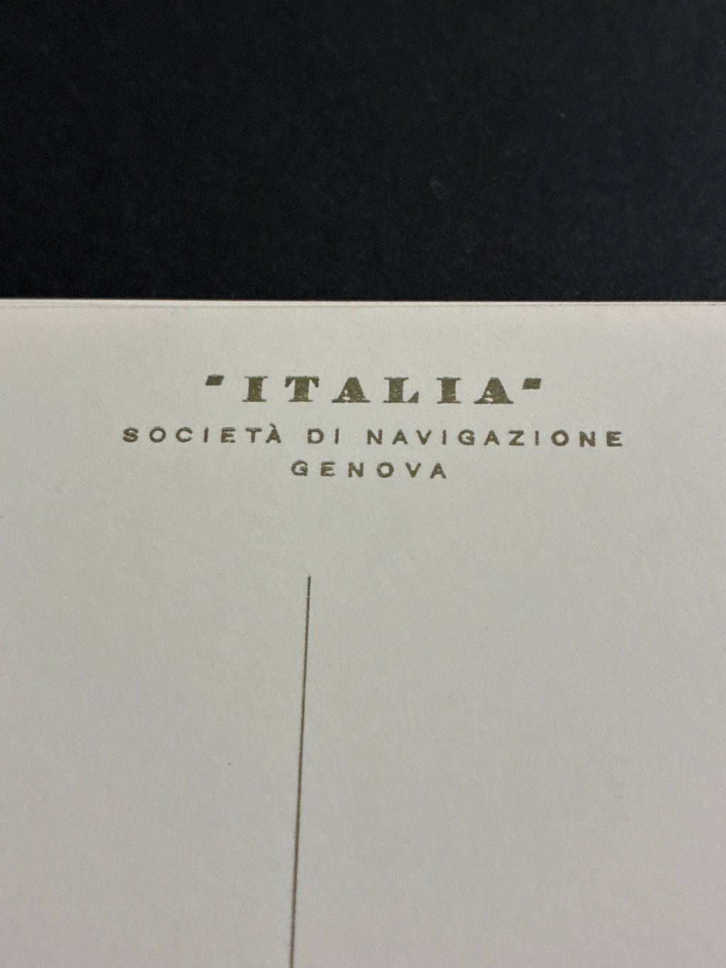 Busta portafoglio con quindici cartoline d'epoca Motonave Saturnia Società di Navigazione Italia - Edizione rara con interni di lusso, cabine e piscina sul ponte
