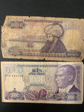 Lotto 2 Banconote Vintage Perù (1987–1988) – 1.000 e 5.000 Intis