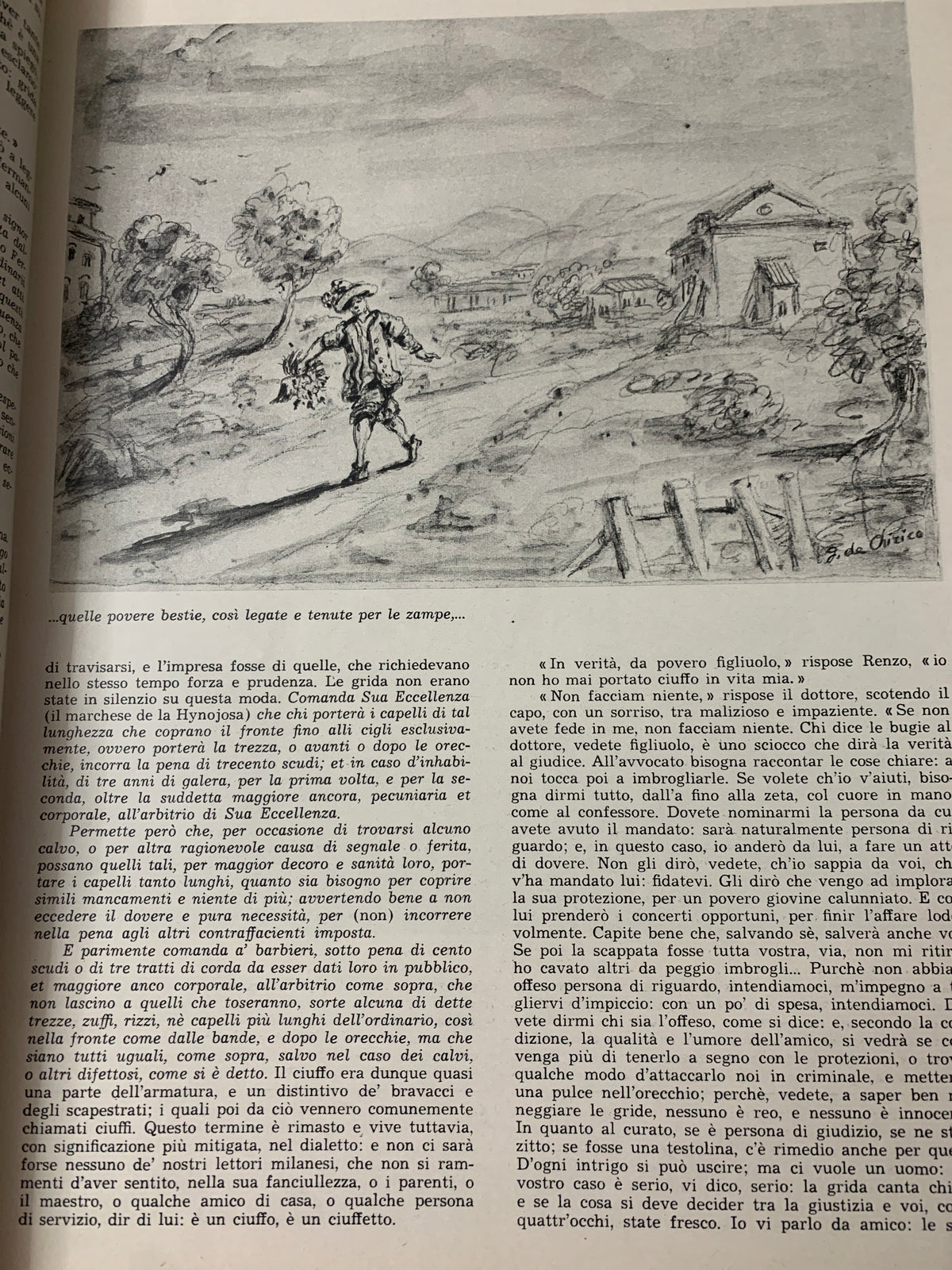Alessandro Manzoni – I Promessi Sposi (1964) Ill. Giorgio De Chirico – Edizione Fuori Commercio