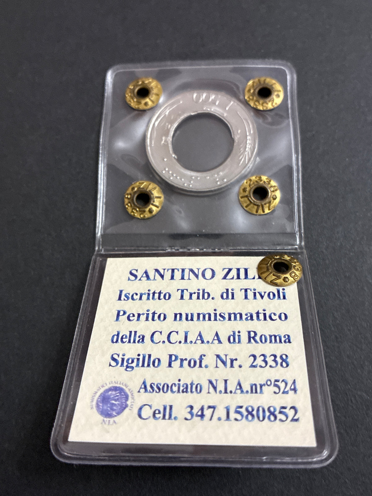 500 lire 1987 "Mancante del Tondello Interno" periziata - Errore di Coniazione R2