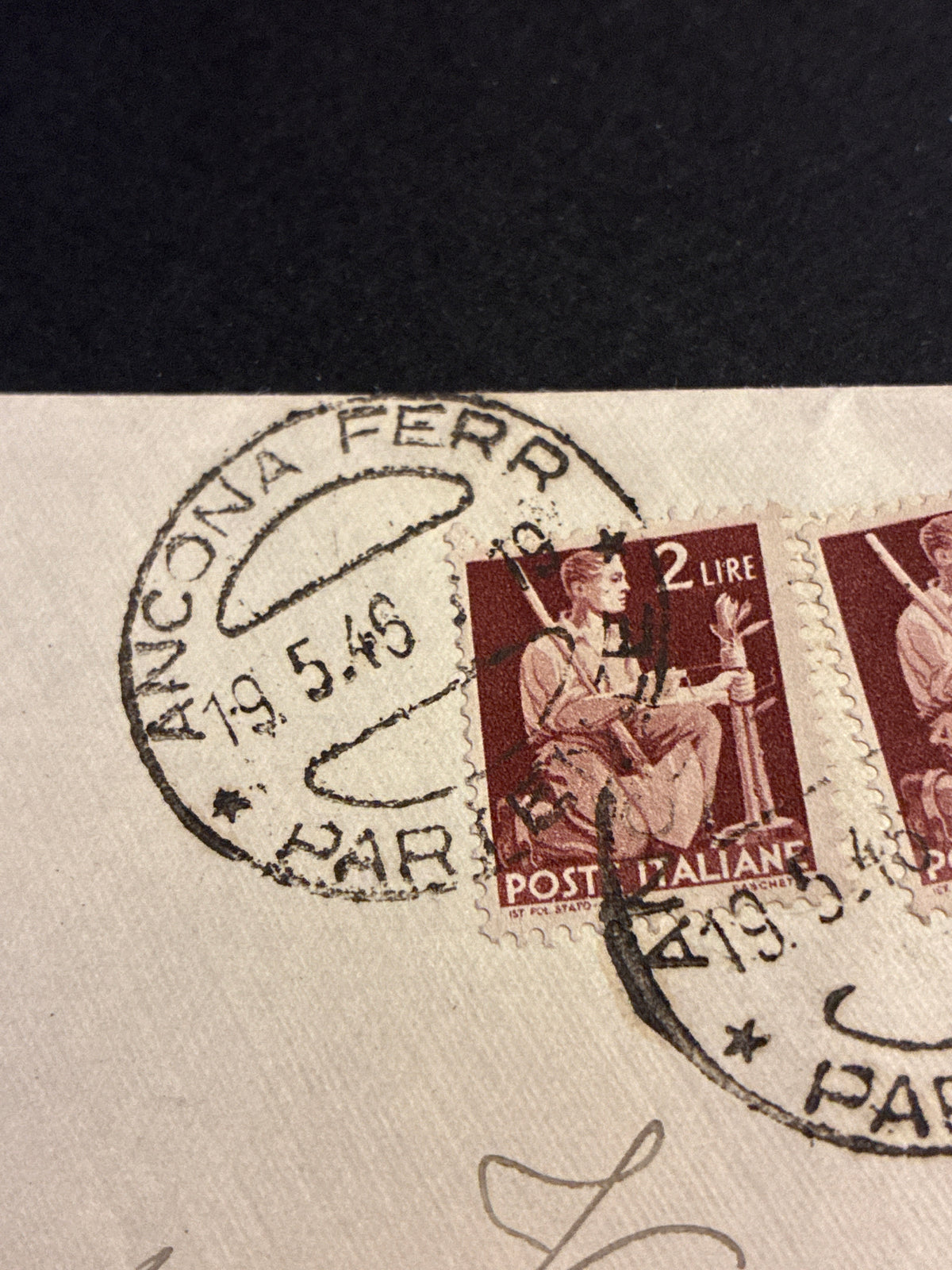 Busta Storia Postale Re Di Maggio Umberto II Timbro Ferroviario Ancona Ferr Parte 19 Maggio 1946 Tariffa 4 Lire Coppia 2 Lire Democratica Per Sondalo Casa Di Cura Vallesana Da Collezione