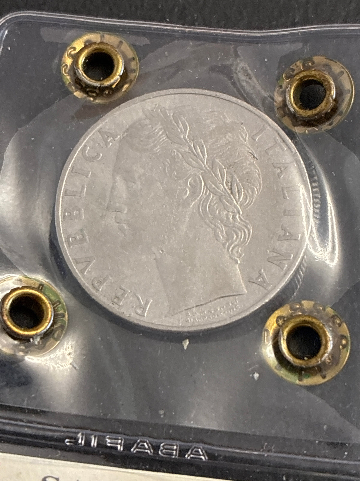 100 Lire 1959 Minerva Rara con Errore Asse Ruotato 345° Periziata