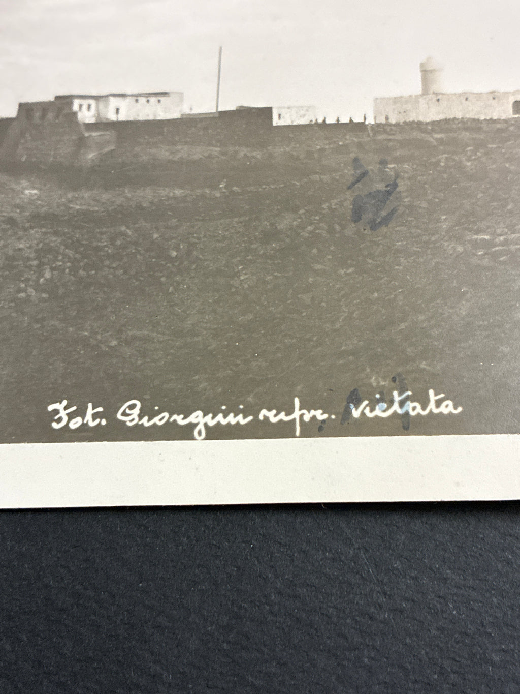 Foto Epoca Libia Bani Walid La Residenza Orfella Studio Giorgini Timbro Fototeca Museo Coloniale Italiano