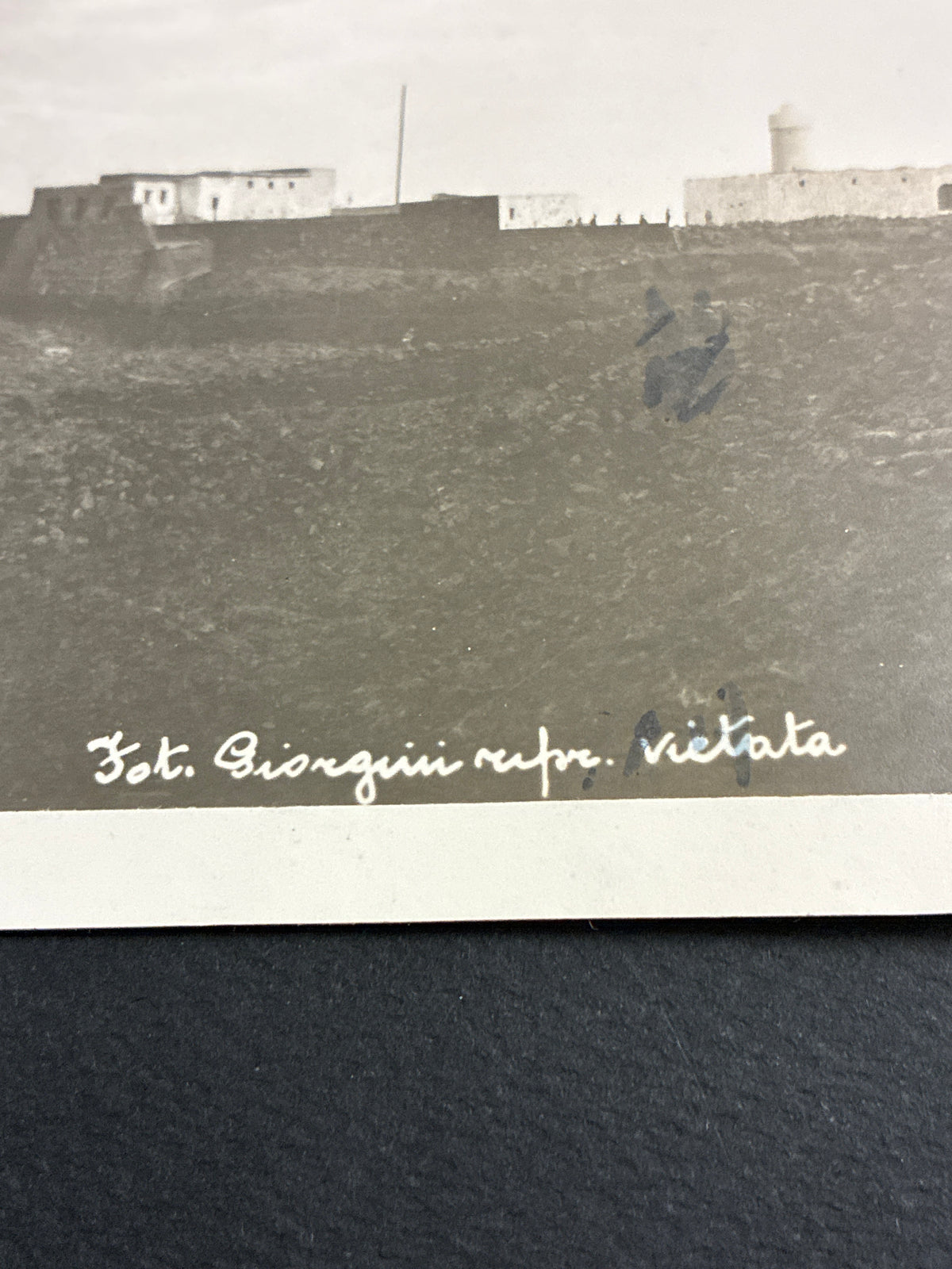 Foto Epoca Libia Bani Walid La Residenza Orfella Studio Giorgini Timbro Fototeca Museo Coloniale Italiano