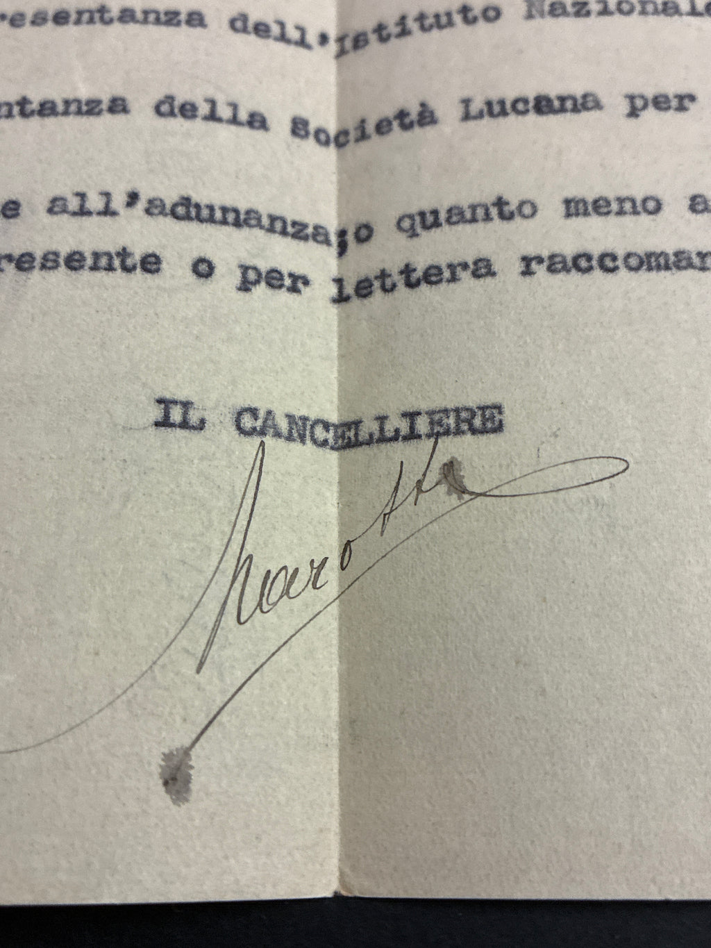 Foglio Ripiegato Raccomandata 1943 Potenza Atto Originale Tribunale Fallimenti Sigillo Fascista Coppia 35c Imperiale Storia Postale Basilicata