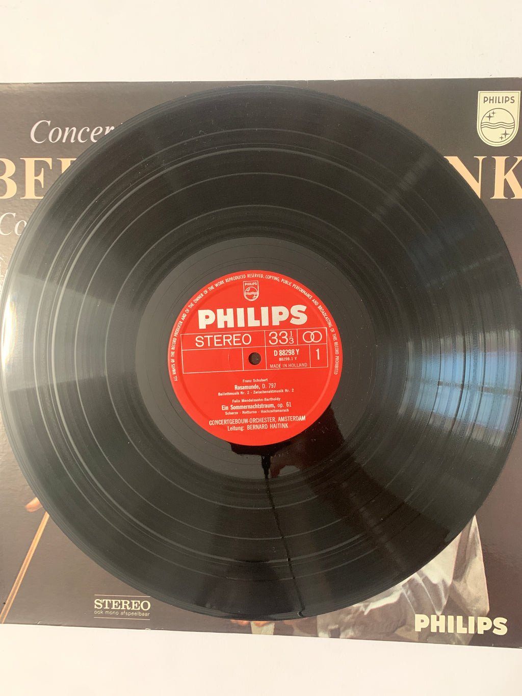 Bernard Haitink, Concertgebouworkest - Concert voor U (Philips – STEREO D 88298 Y)