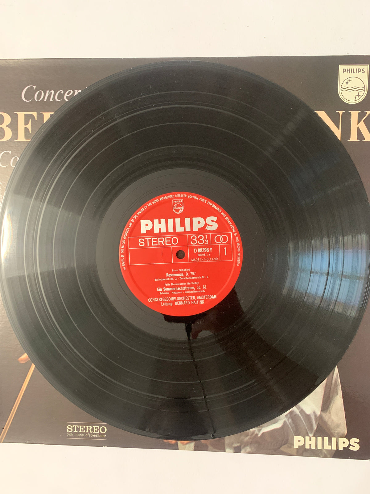Bernard Haitink, Concertgebouworkest - Concert voor U (Philips – STEREO D 88298 Y)