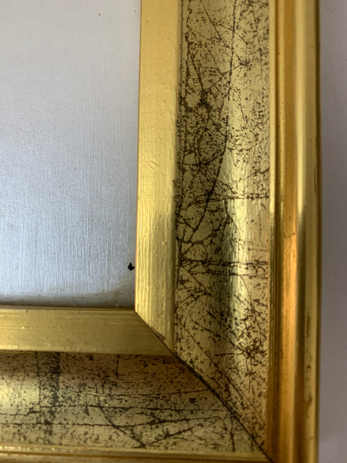 Quadro Artigianale Tiemme "Roma Sparita - Via Giulia" in Argento 925% e Foglia Oro 22Kt