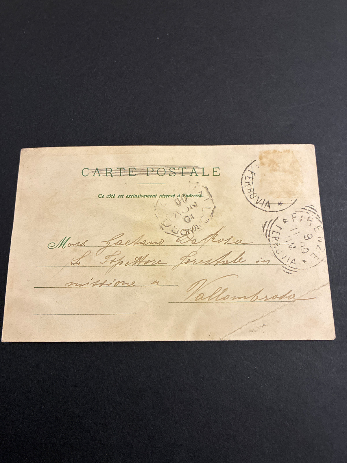 Rara Cartolina Umoristica Viaggiata 1904 Dott Paolo Farko Editori Milano