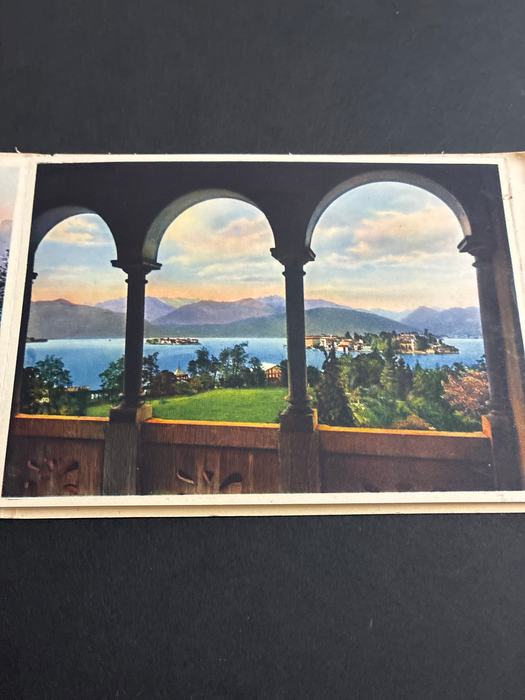 Libretto a fisarmonica "Ricordo dell'Isola Bella" - Edizioni A. Preda Milano