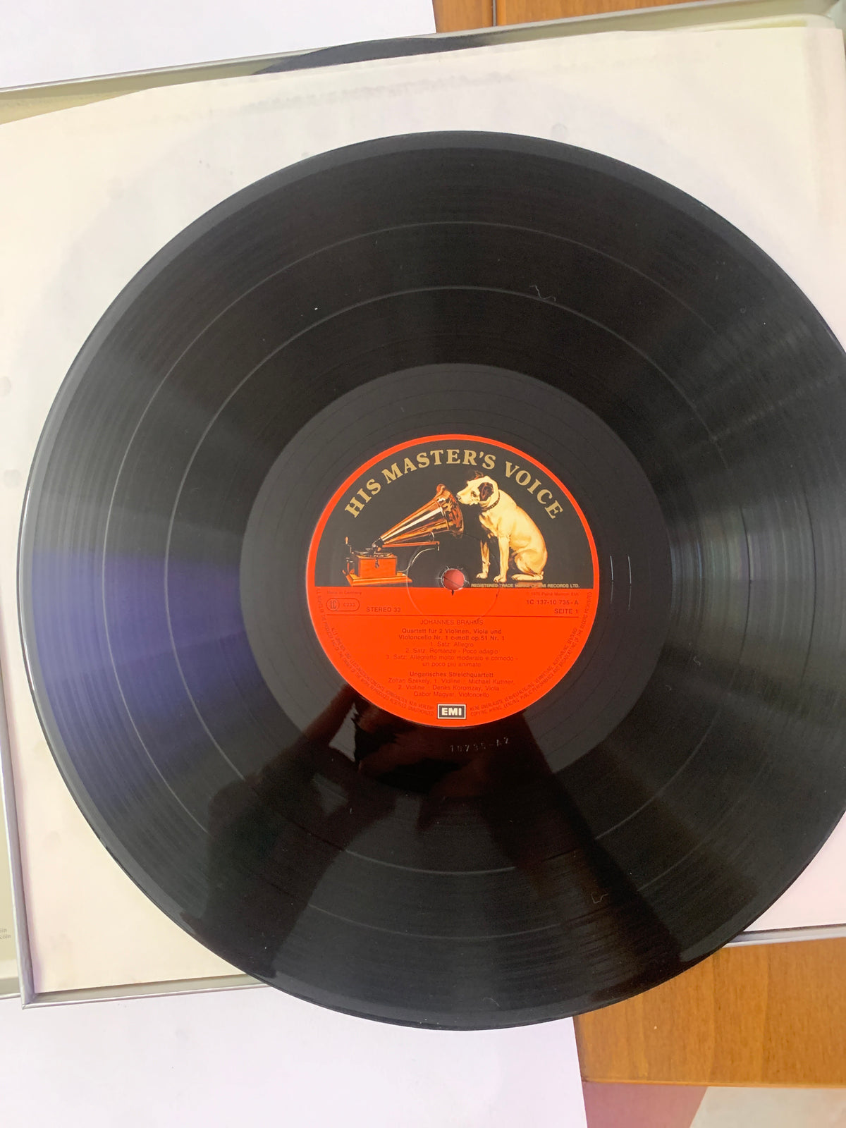Brahms: Sämtliche Streichquartette & Klarinettenquintett - Ungarisches Streichquartett (Cofanetto 3 LP EMI)