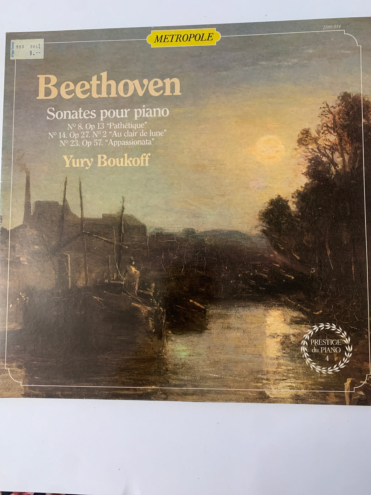 Beethoven - Sonates Pour Piano: "Pathétique", "Au Clair De Lune", "Appassionata" (Yury Boukoff)