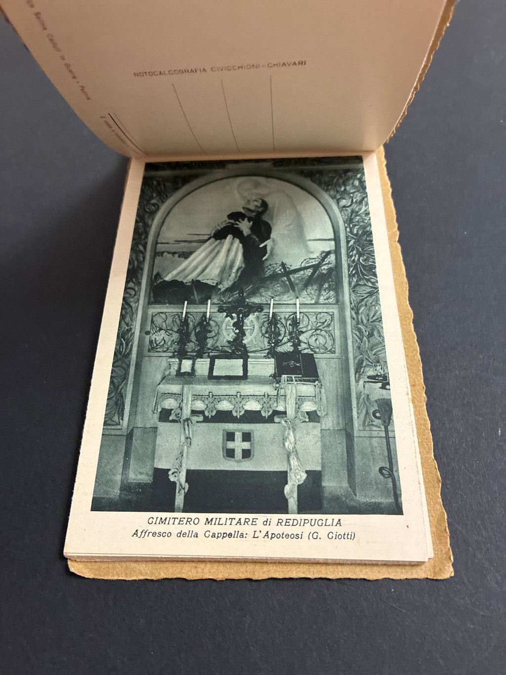 Raro Libretto 15 Cartoline Redipuglia Cimitero Invitti 3 Armata Timbro Epoca