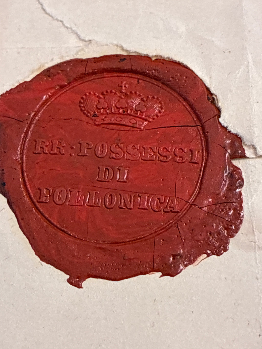 Regno d'Italia 1863 - Lettera da Massa Marittima a Firenze, 15c Litografico II Tipo, Sigillo Ceralacca Reali Possessi Follonica, Ambulante Ferroviario