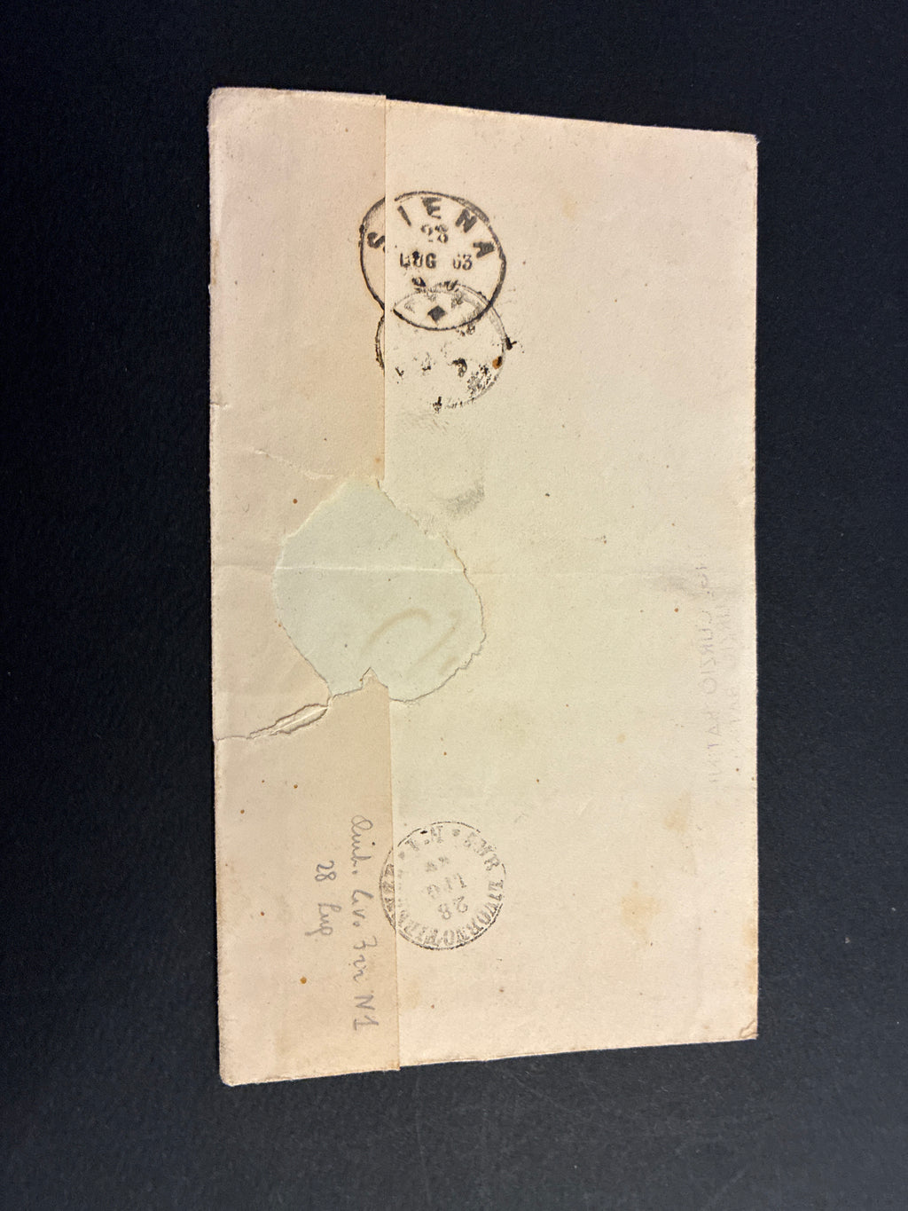 Regno d'Italia 1863 - Lettera da Massa Marittima a Firenze, 15c Litografico II Tipo (Sassone 13), Transito a Siena e Ambulante Ferroviario, Sigla Batini