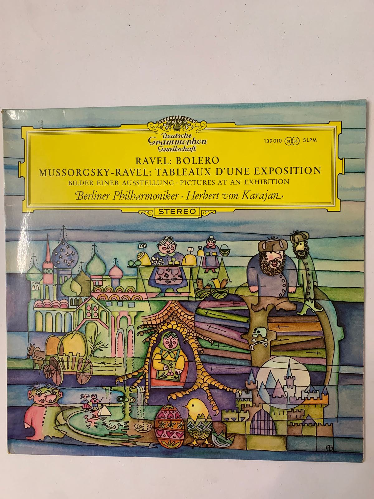 Vinile LP - Ravel: Bolero / Mussorgsky: Quadri di un'esposizione - Karajan, Berliner Philharmoniker - Deutsche Grammophon 139010