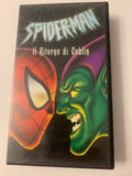 VHS Spider-Man Il Ritorno di Goblin Serie Animata Anni 90 Vintage VHS Marvel