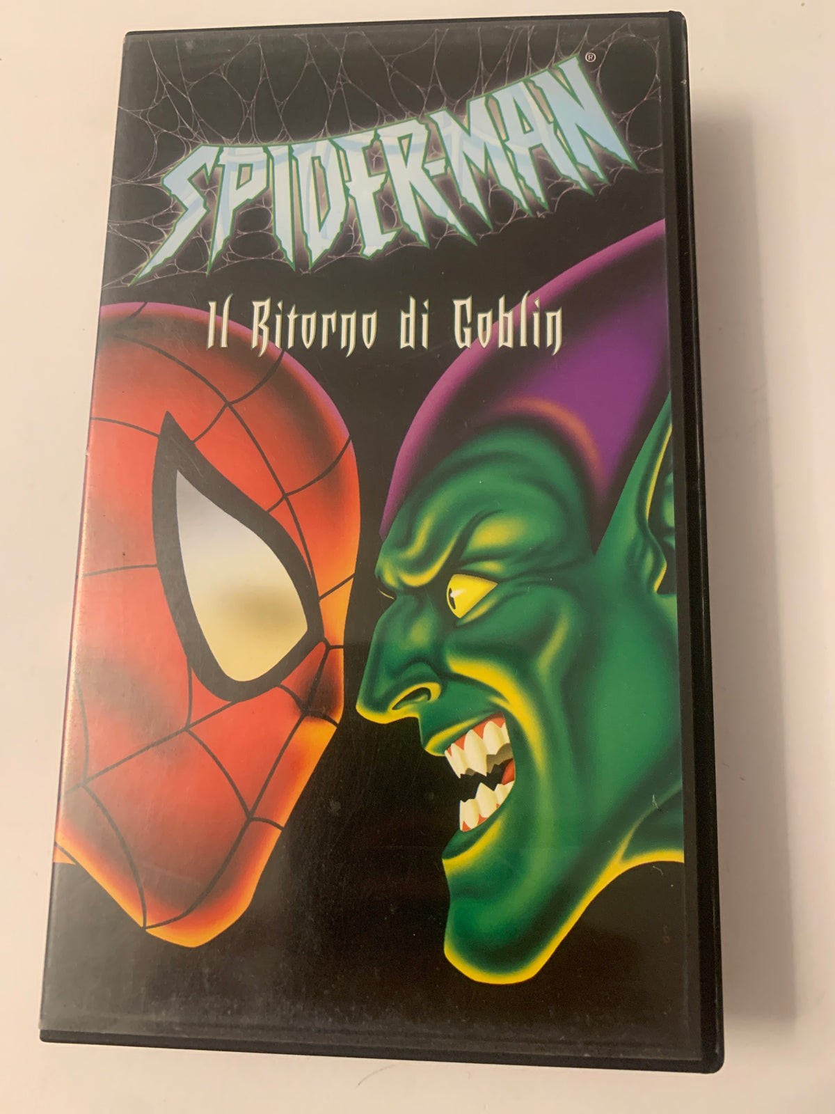 VHS Spider-Man Il Ritorno di Goblin Serie Animata Anni 90 Vintage VHS Marvel