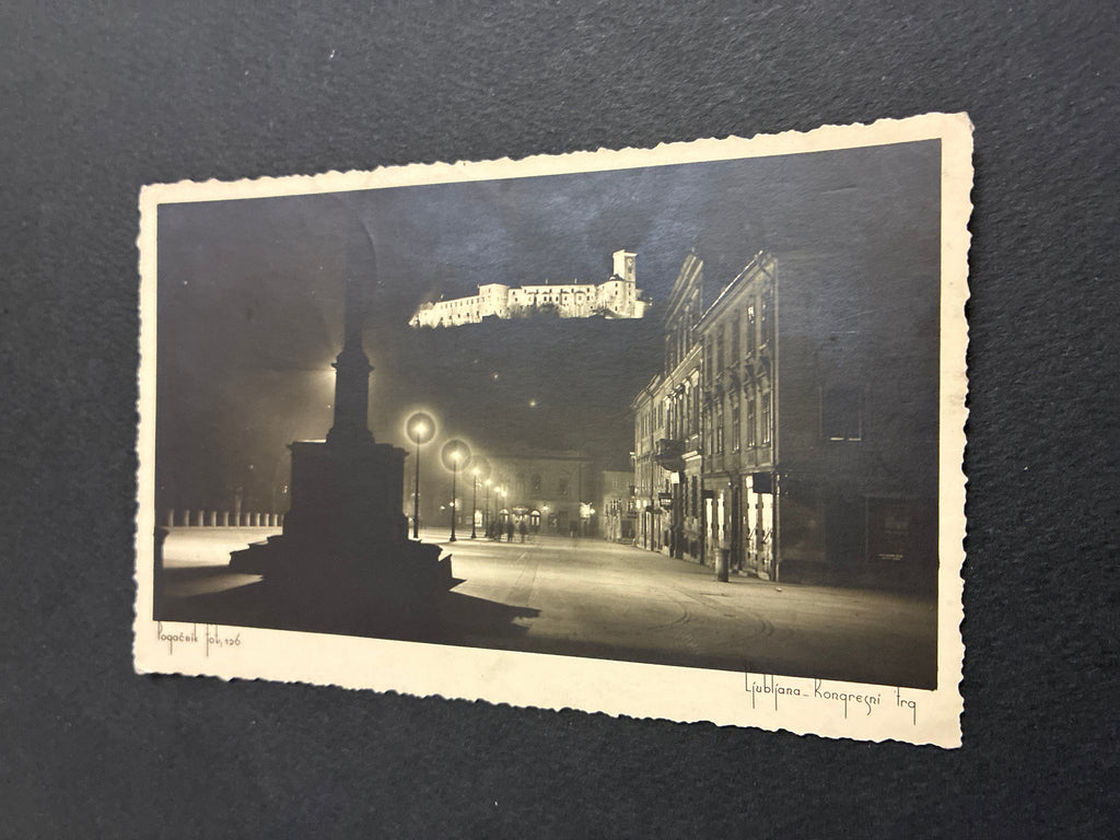 Cartolina Storica WW2 Lubiana Occupata 1941 - Posta Militare 93 "Zona sprovvista di francobolli"