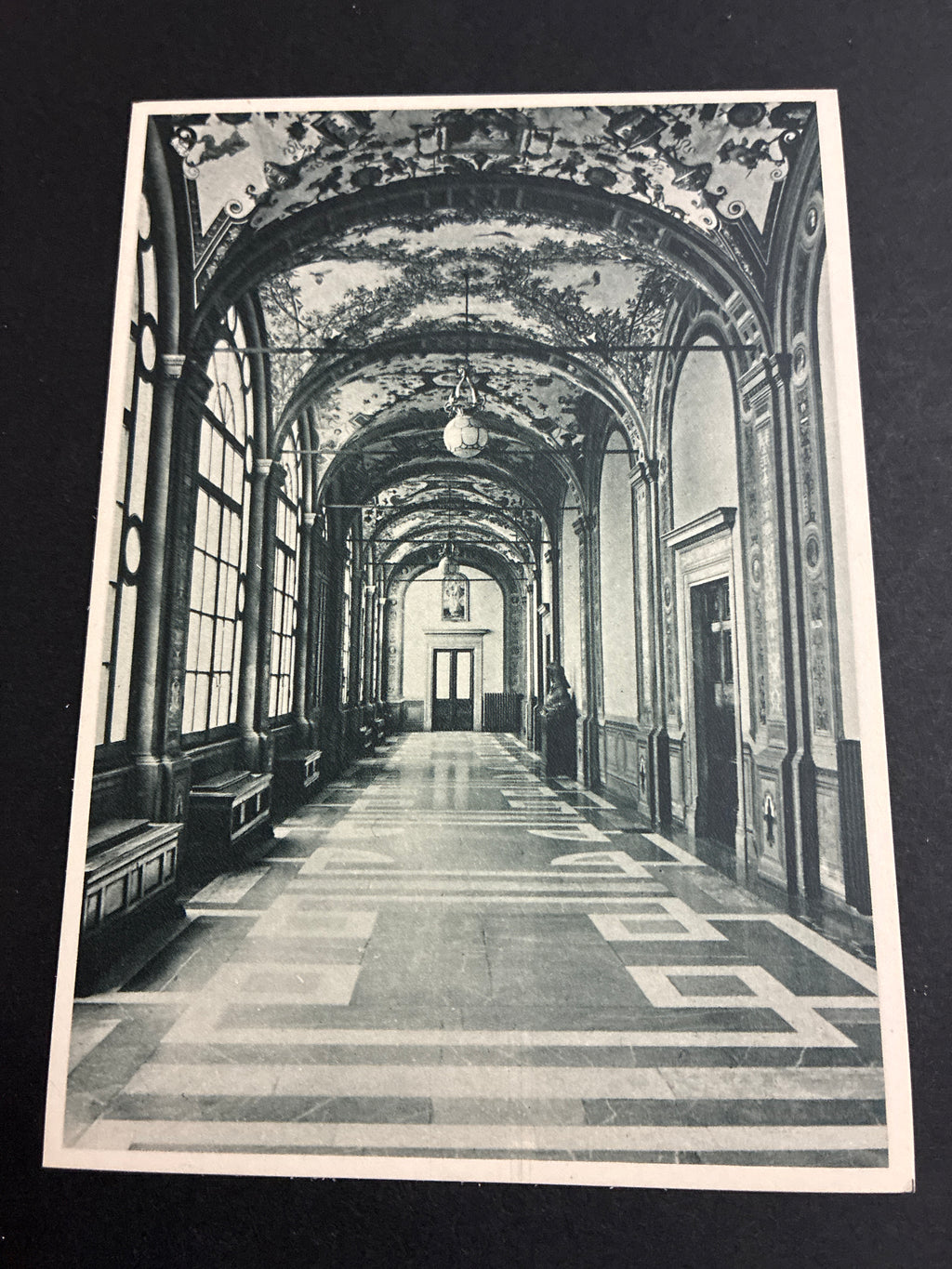 cinque cartoline d'epoca "Omaggio Monte dei Paschi di Siena" - Edizione Zincografica Fiorentina per il Trecentenario dell'Istituto del 1925