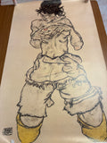 Manifesto Originale Egon Schiele "Mazzotta Poster" Fuori Catalogo Perfetto