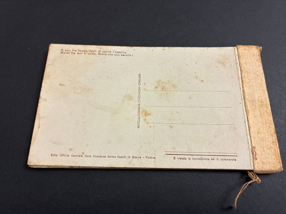 Blocco di 13 Cartoline Redipuglia Cimitero Invitti 3 Armata WWI - Senza Copertina con Difetti