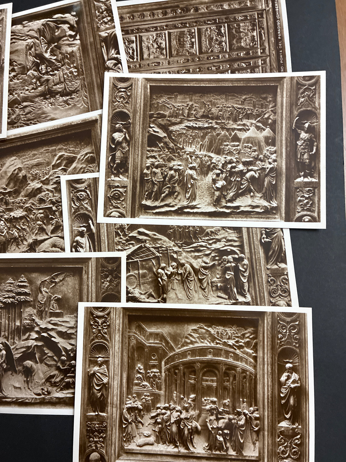 Libretto Souvenir Vintage "Firenze - 12 Vere Fotografie" Edizioni Ugo Mugnaini / Fotocelere Torino - Il Battistero e La Porta del Paradiso, Anni '30/'50 (Completo)