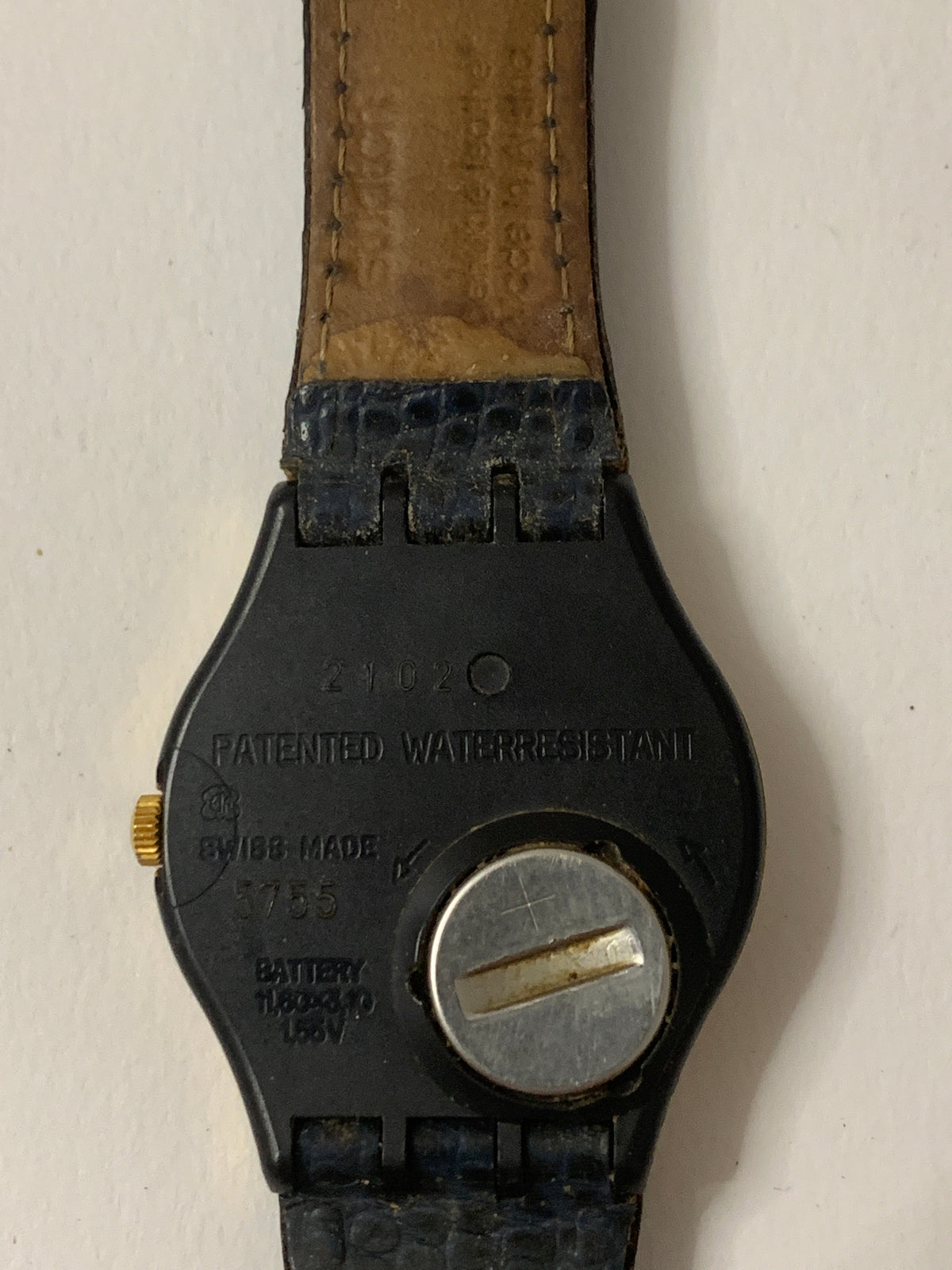 Orologio Vintage Swatch Fasi Lunari "Sun and Moon" Cassa Dorata