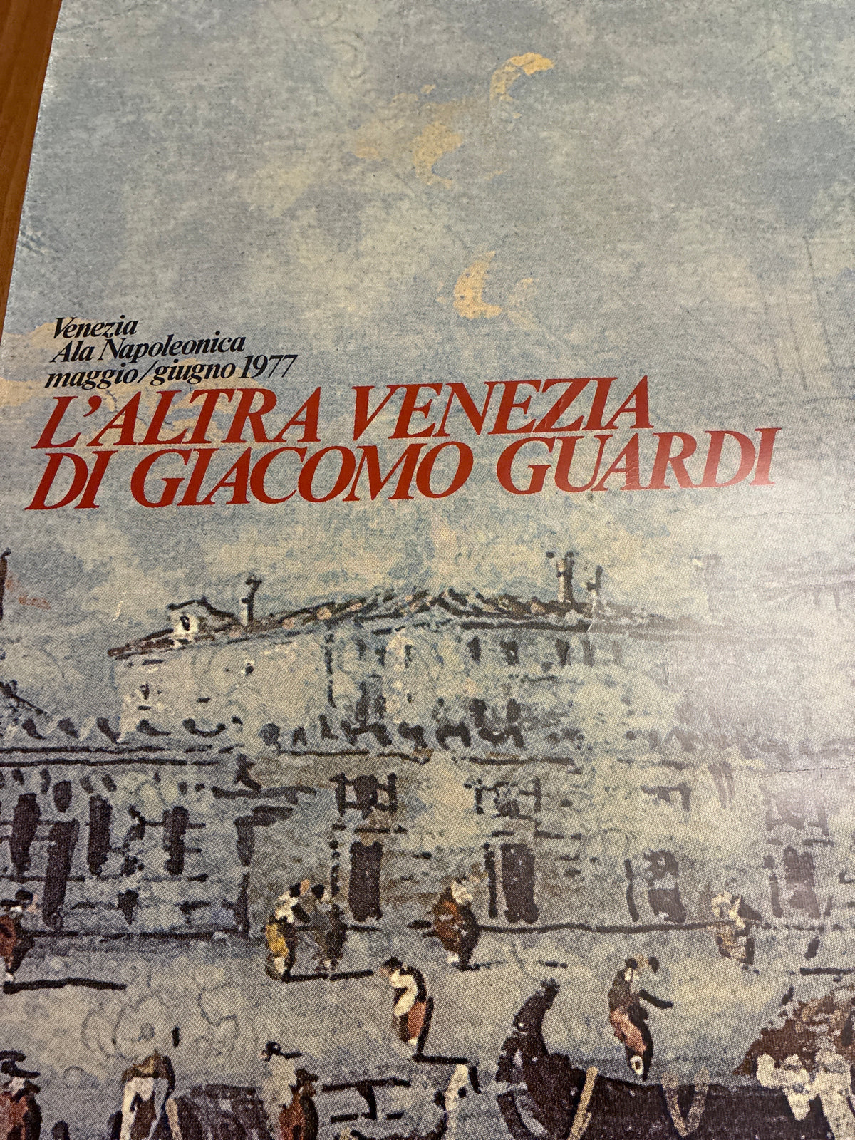 Manifesto Originale 1977 Mostra L'Altra Venezia Di Giacomo Guardi Poster