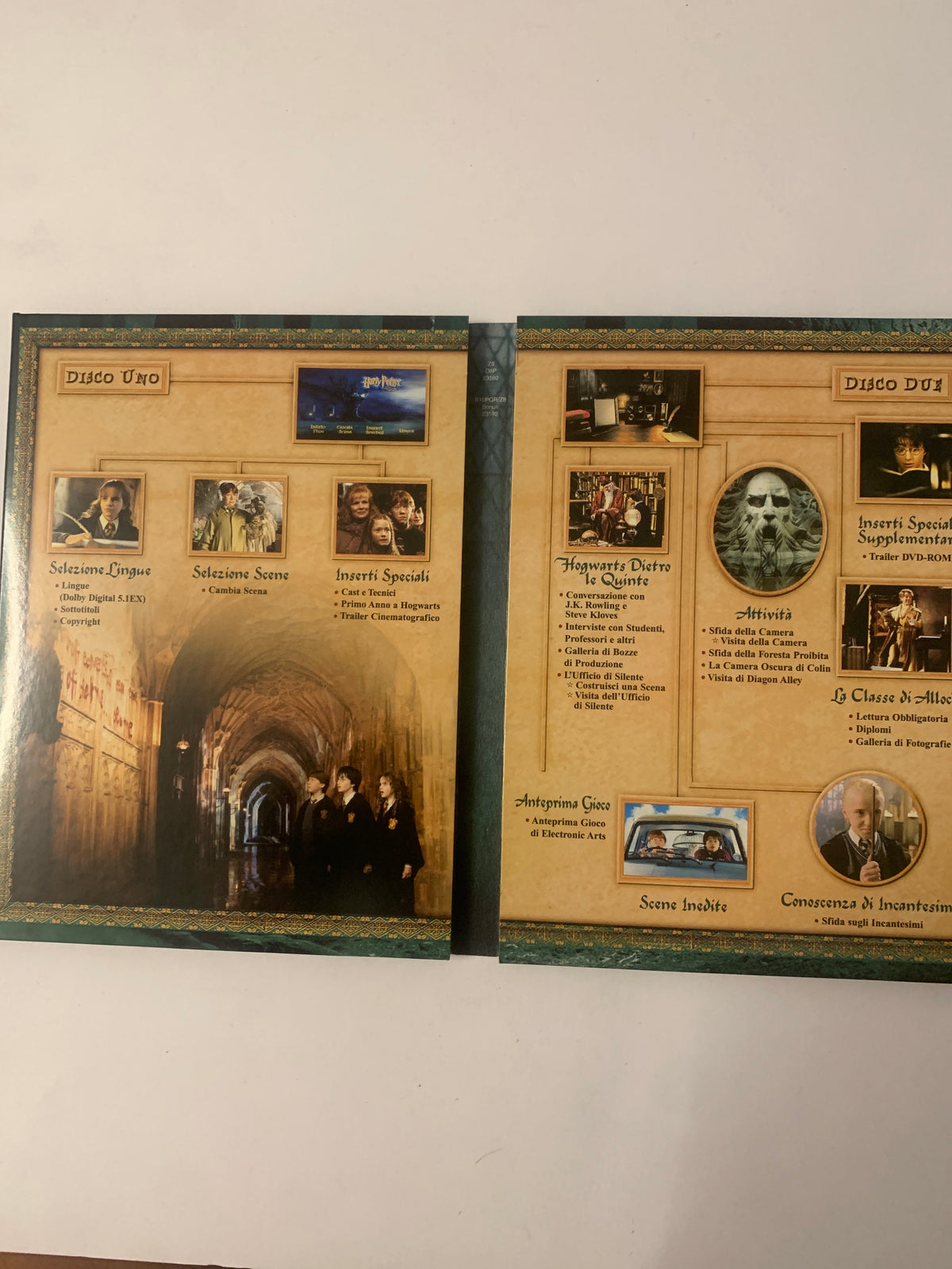 Lotto 4 DVD Harry Potter: La Camera dei Segreti Digipak, Prigioniero di Azkaban, Calice di Fuoco, Ordine della Fenice
