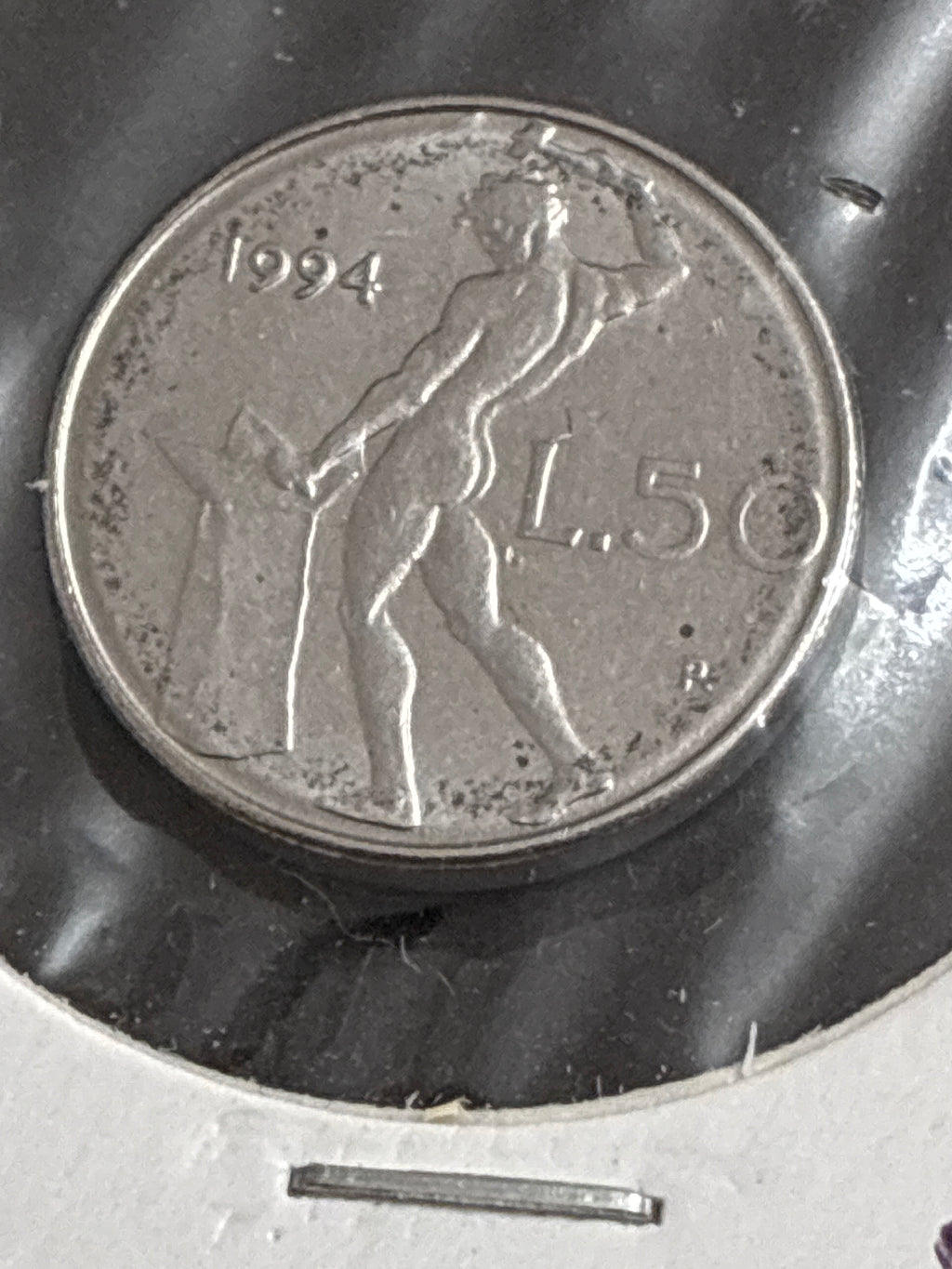 500 lire 1984 Errore di Conio per Doppio Bordo Concentrico al Dritto e al Rovescio