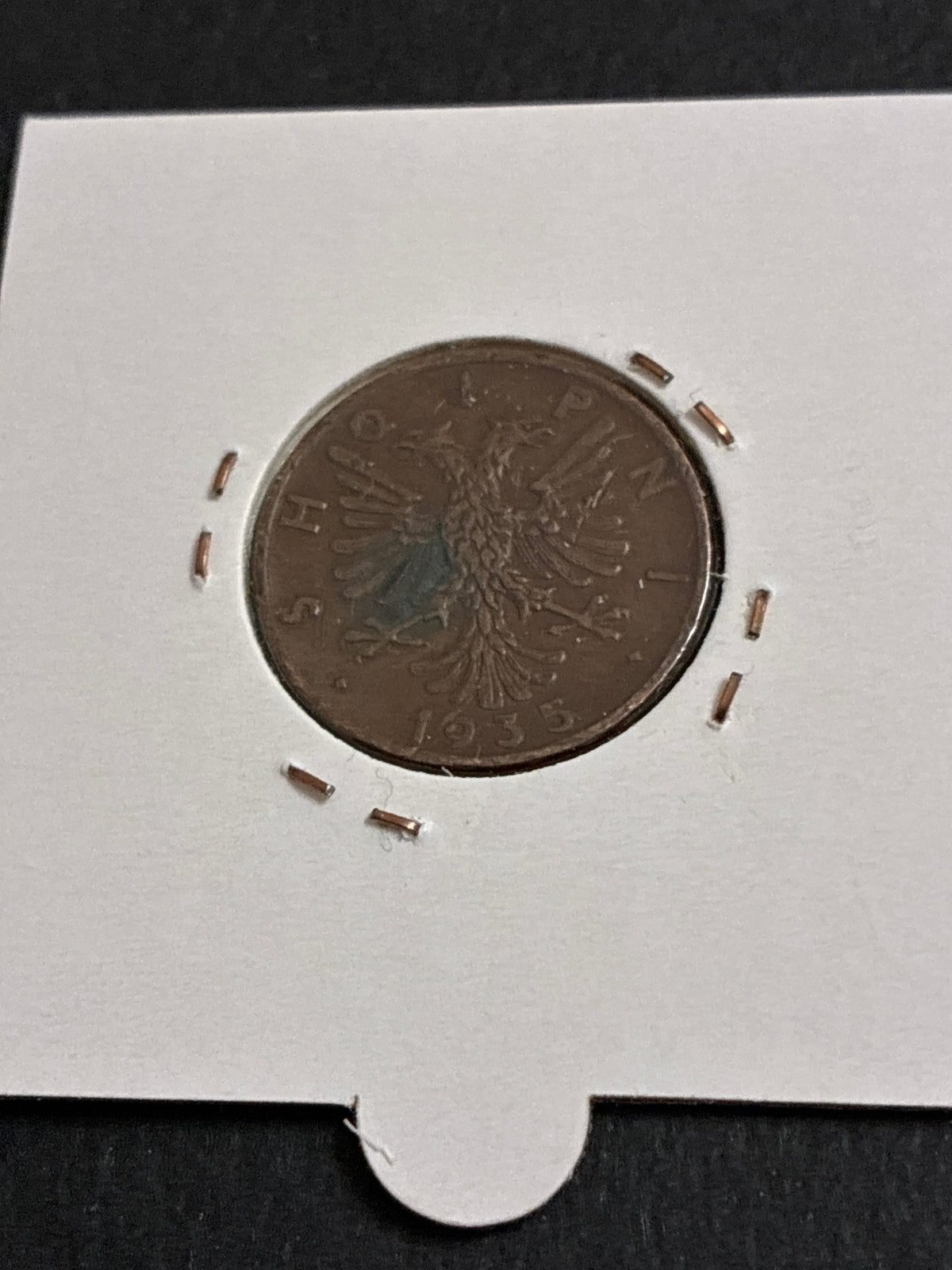 2 Qindar Ar 1935 Albania - Regno di Re Zog I - Zecca di Roma