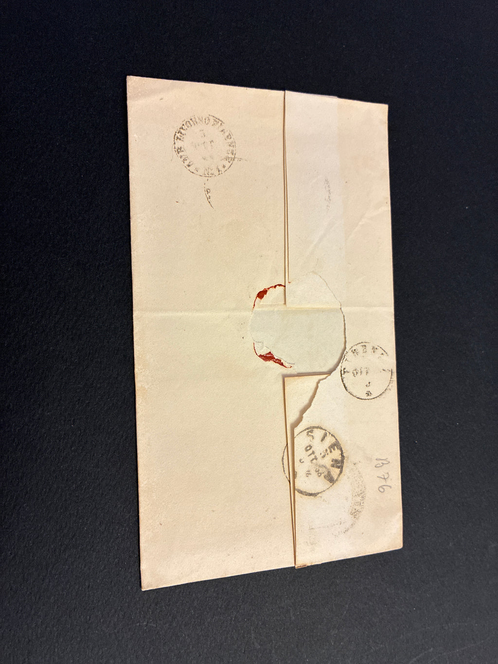 REGNO D'ITALIA 1863 - Lettera da Massa Marittima per Firenze con Timbro di Ambulante Ferroviario