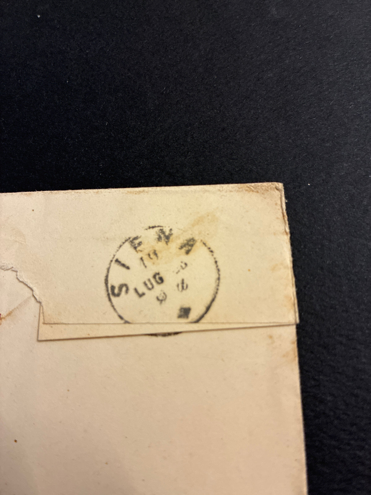 Busta 18/07/1863 Regno d'Italia 15 C. Litografico I Tipo Matraire con Timbro Ambulante Lineare Batini e Sigillo Ceralacca