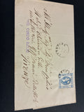 Busta 06/10/1863 Regno d'Italia 15 C. Litografico II Tipo Matraire da Pino a Firenze con Lineare Batini