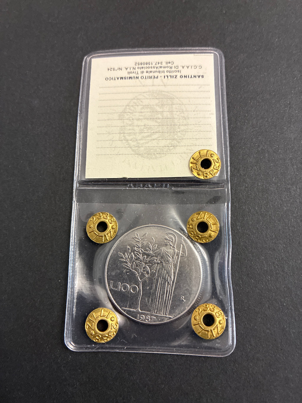 100 Lire 1987 "Cifra 7 ad Uncino" - Periziata BB