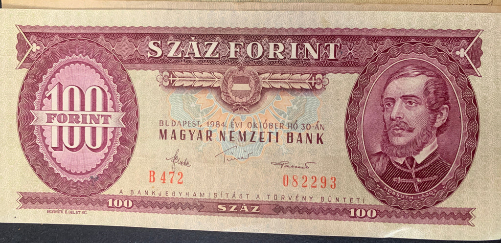 Lotto 3 Banconote Ungheria Vintage - 100 Forint (1984 e 1992) e 50 Forint (1983)