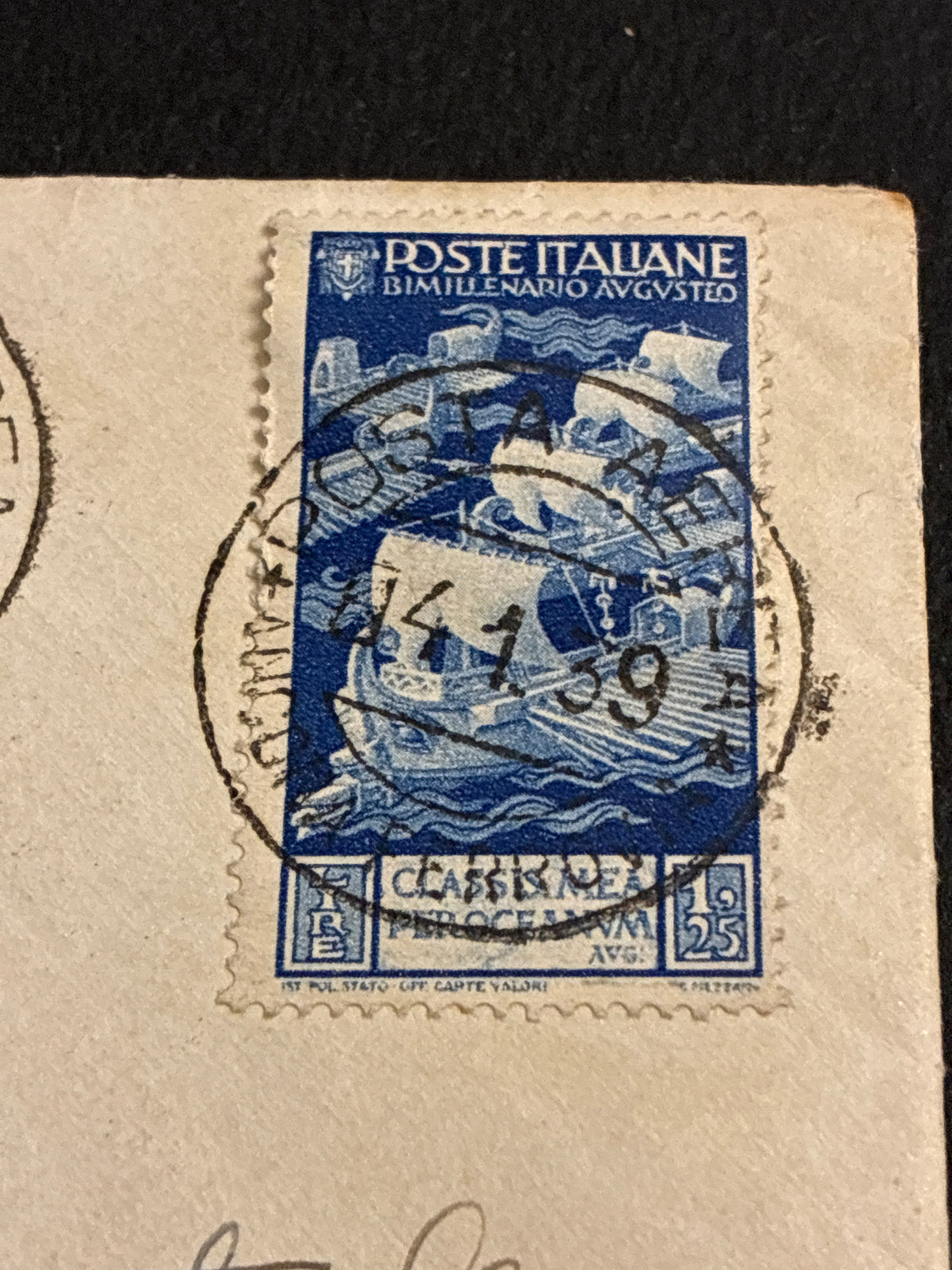 lettera per Londra del 4 gennaio 1939