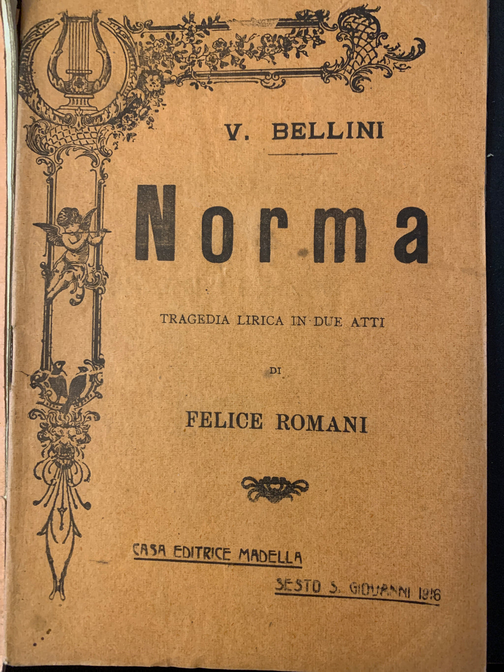 Lotto 4 Libretti d'Opera Lirica D'Epoca Anni '20-'30 Bellini Donizetti Ponchielli