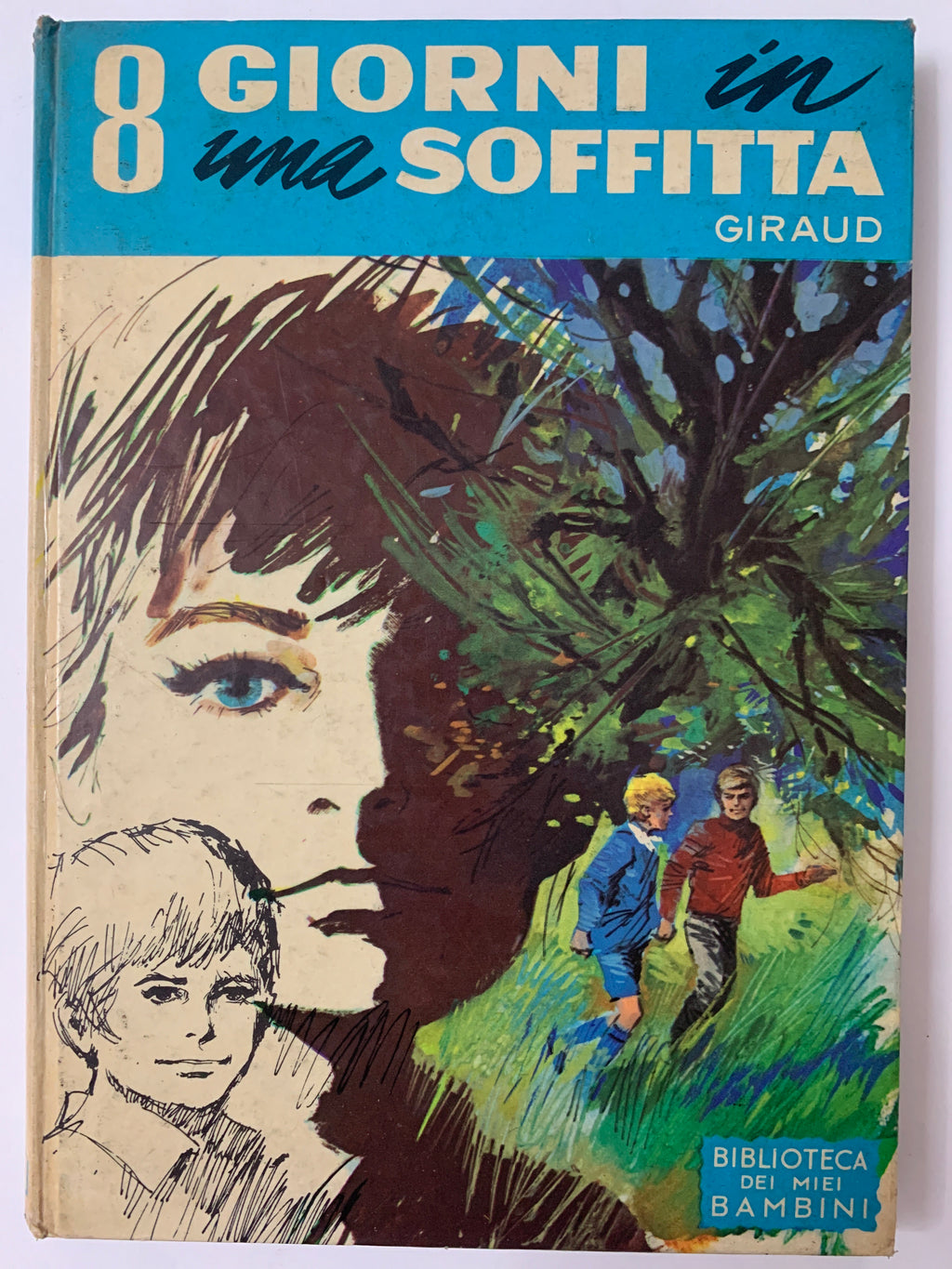 Libro Vintage "8 Giorni in una Soffitta" - Giraud - Salani Editore (1970)