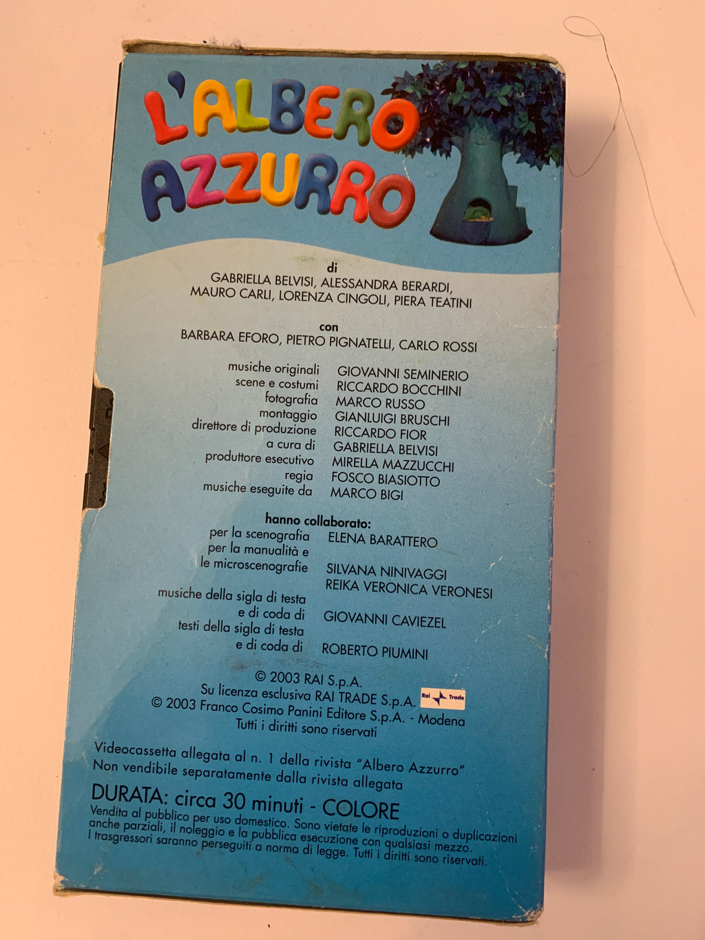 Lotto 2 VHS Vintage - L'Albero Azzurro "Come si fa a fare" e Walt Disney Le Fiabe "Il Brutto Anatroccolo"