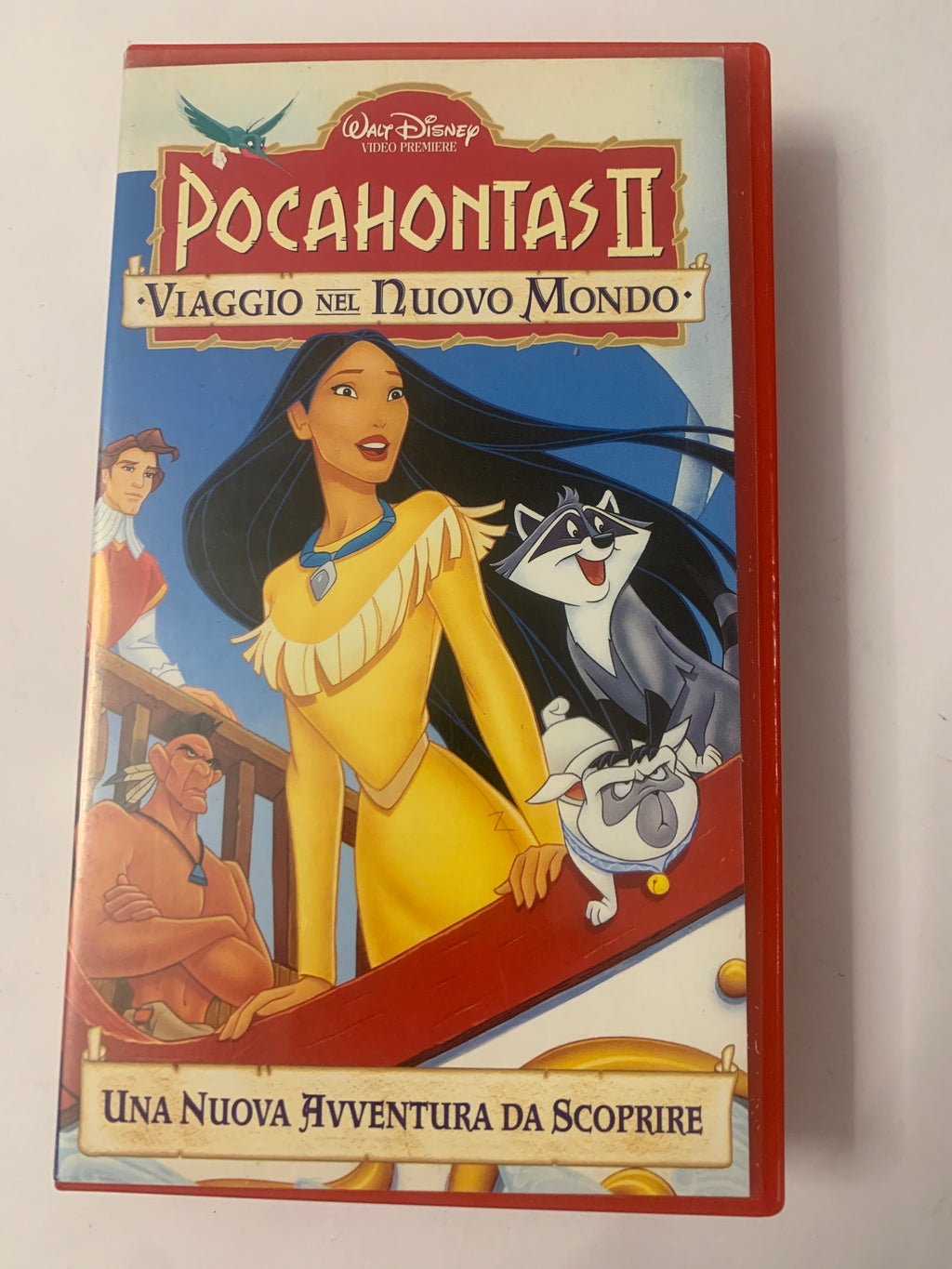 Lotto 2 VHS Disney "102 La carica dei 101" e "Pocahontas II - Viaggio nel Nuovo Mondo"