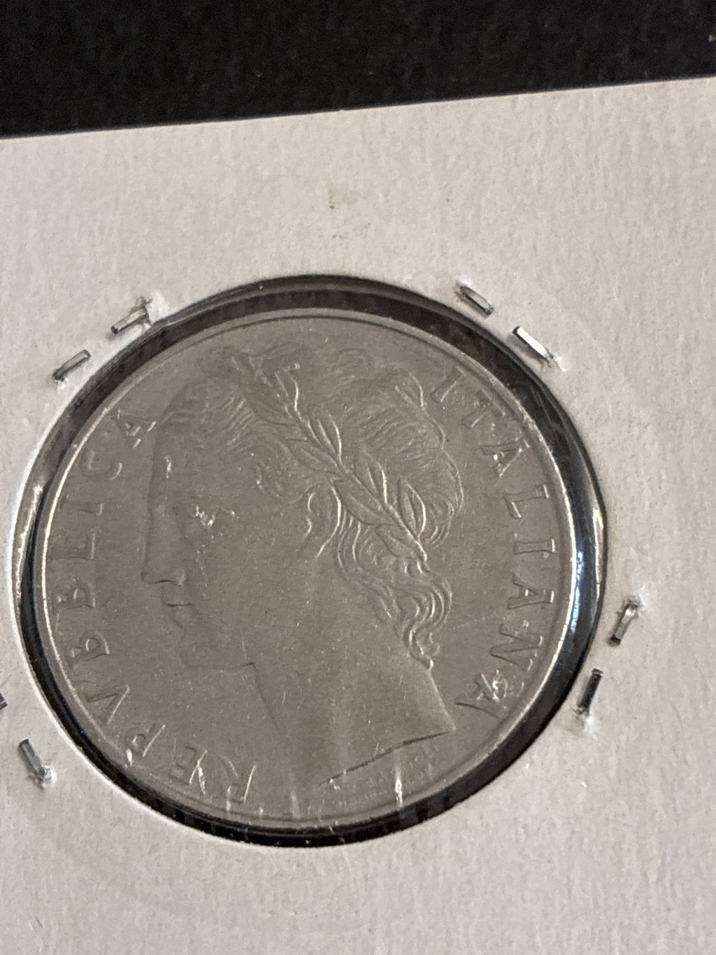 100 LIRE 1963 MINERVA - ERRORE DI CONIAZIONE: ASSE RUOTATO 340°