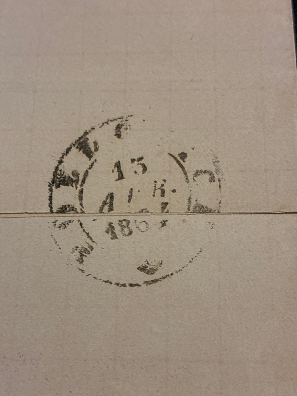 Storia postale del Regno d'Italia busta da Livorno a Follonica del 1867 appartenuta alla collezione Batini