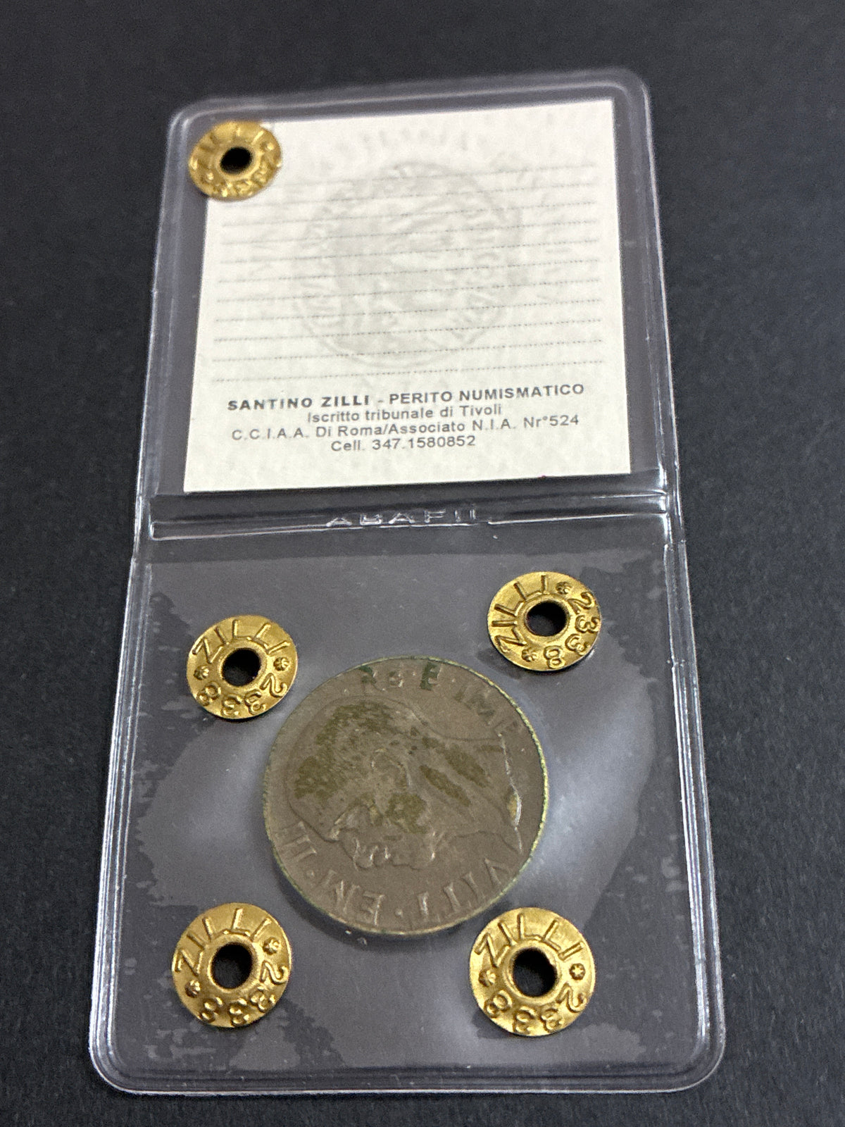 10 Centesimi 1943 "Impero" – Variante Asse Ruotato 145°, Rara, BB