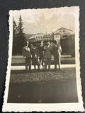 FOTO MILITARE 1937 HOTEL CAREZZA DOLOMITI UFFICIALI GUARDIA DI FINANZA CON CARLO DABALÀ